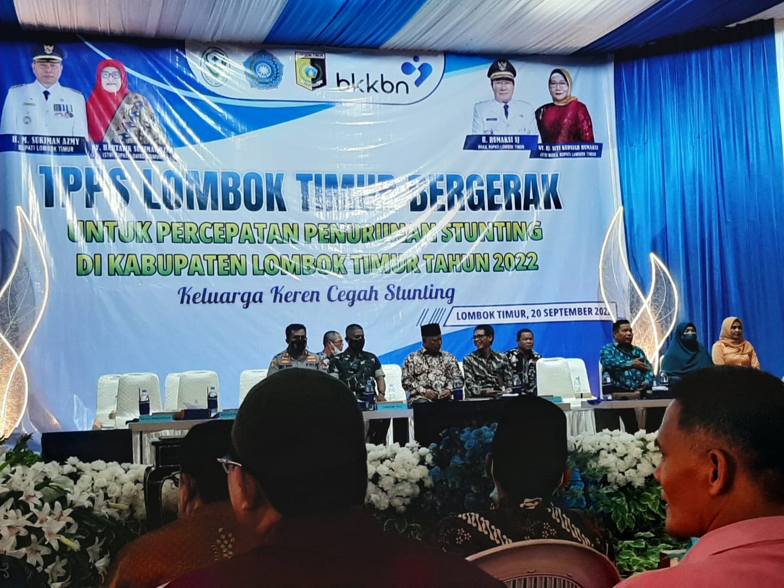 Acara TPPS Lombok Timur Bergerak di Gedung Wanita. ( 20-09-2022 )